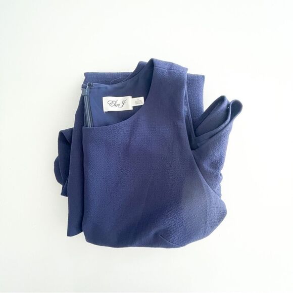 Eliza J Navy Blue Cold Shoulder Dress - Picture 12 of 12